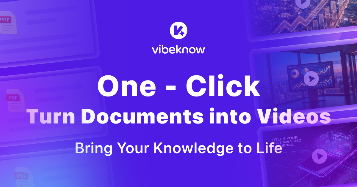 Kit de apresentação e vídeo explicativo VibeKnow